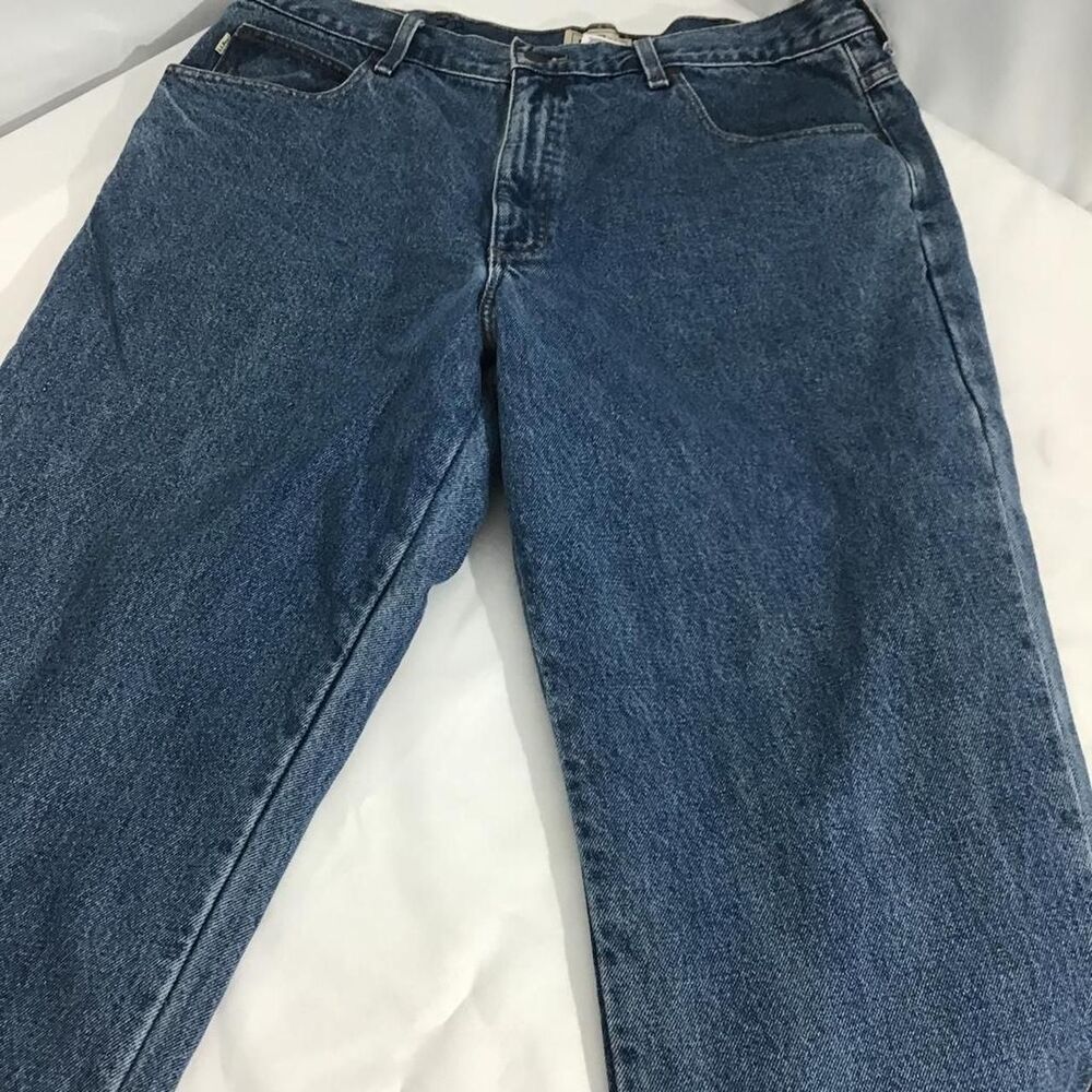 LL Bean Men's Blue and Navy Jeans